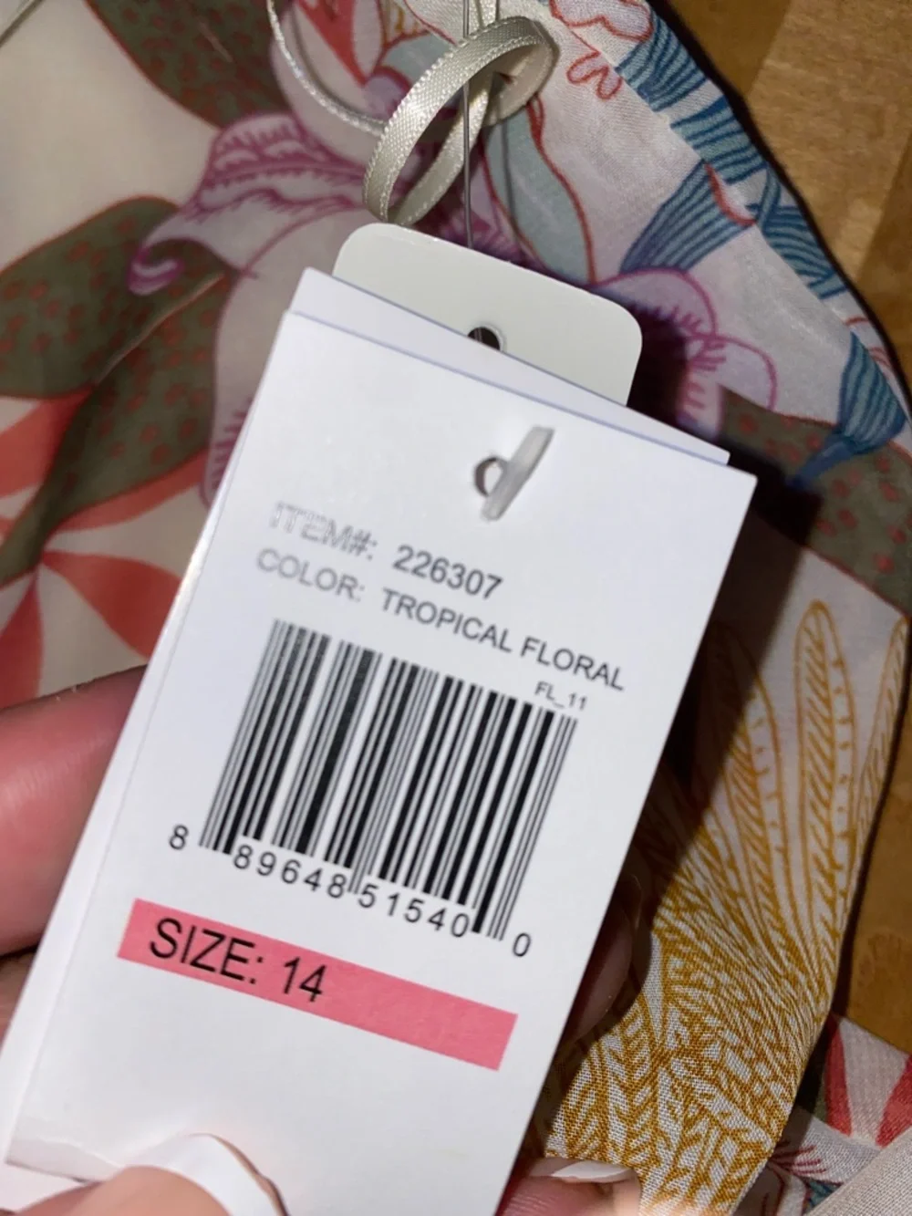 NWT! Robbie Bee Cream Maxi Dress with Coral, Teal & Mustard Floral Print Size 14 - Picture 14 of 16